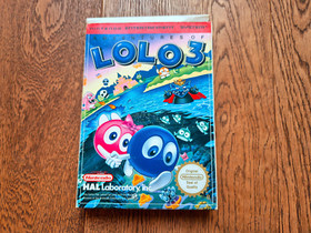 Adventures Of Lolo 3 - PAL B FRG per Nintendo NES con scatola originale e istruzioni PAL CIB