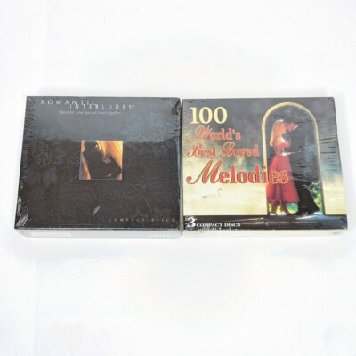 100 World's Best Loved Melodies & Romantic Interludes (2 Box Sets, 6 CDs) NEW!