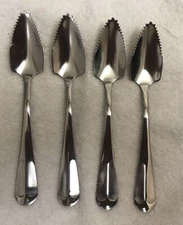 4 New Stainless steel Grapefruit Spoons/FREE SHIPPING!