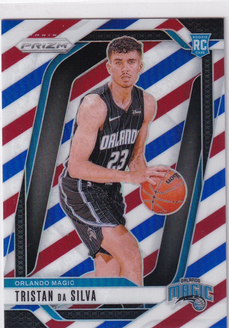2024-25 Panini Prizm - Tristan Da Silva #256 (RC) Red White Blue Prizm