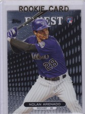 NOLAN ARENADO ROOKIE CARD 2013 Topps Finest Baseball COLORADO ROCKIE BASEBALL RC