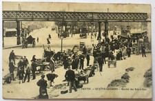 Brocanteurs, Vieux métiers, Rare CPA, Pantin Aubervilliers, Puces, Vide-grenier