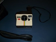 Very Nice Vintage Polaroid Sears Special One Step Land Camera In Nice Carry Bag