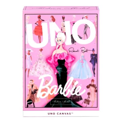 New UNO Canvas Barbie Fashion Model Collection Deck  Robert Best Card Game
