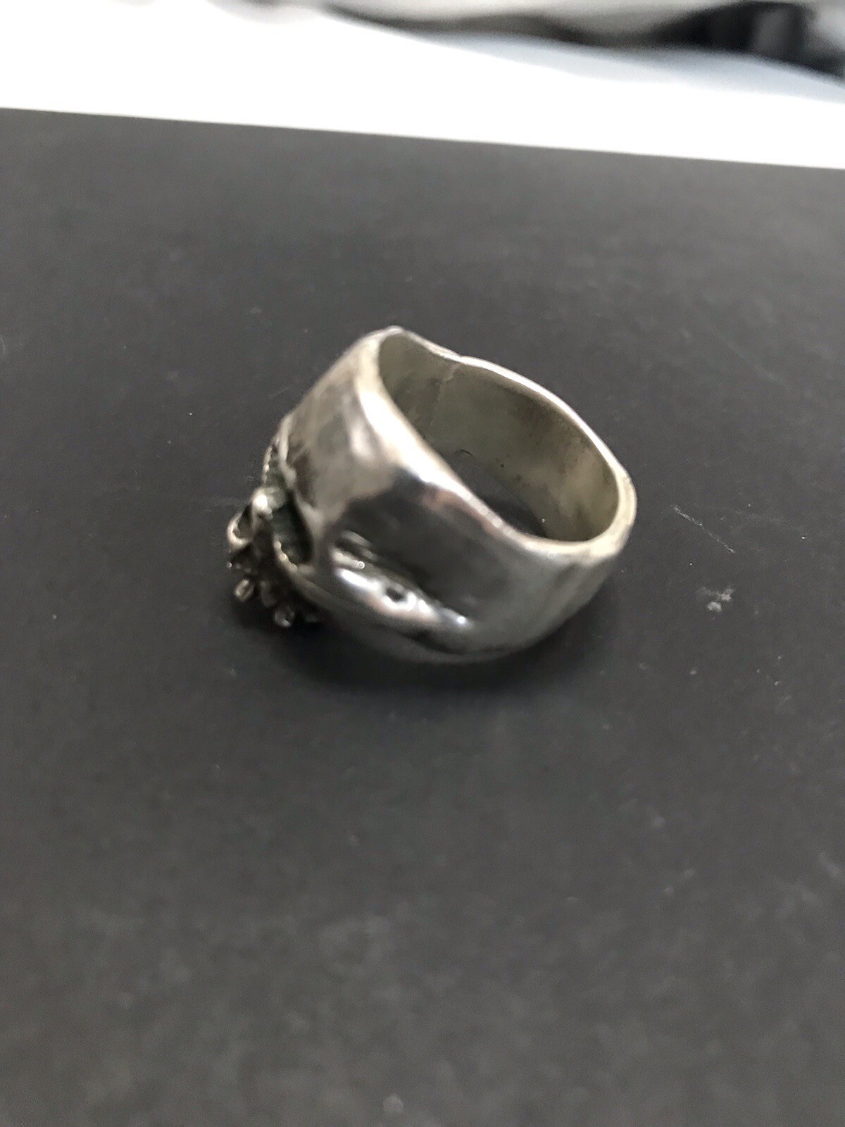 Sterling Silver Solid Skull Ring 💀 - image 4