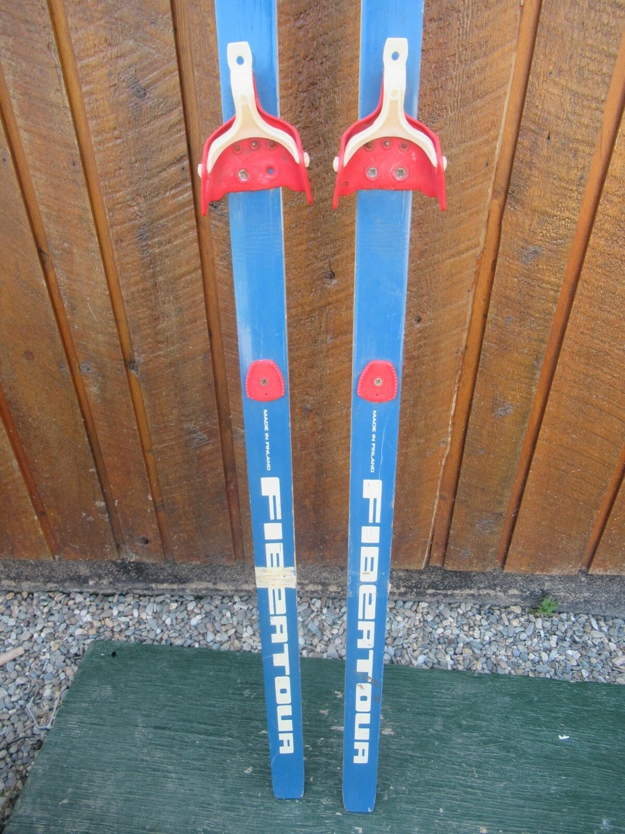 Vintage Wooden Snow Skis 81