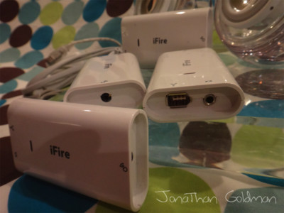 Griffin iFire FireWire 400 Adapter with Apple Pro Speakers for