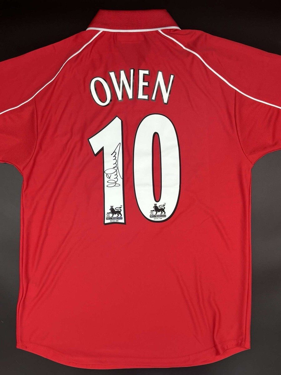 Football Owen Signed Owen Liverpool Shirt 2002-04 Liverpool Home L
