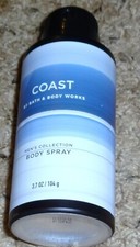 NEW BATH  BODY WORKS MEN'S COAST BODY SPRAY-3.7 FL OZ X