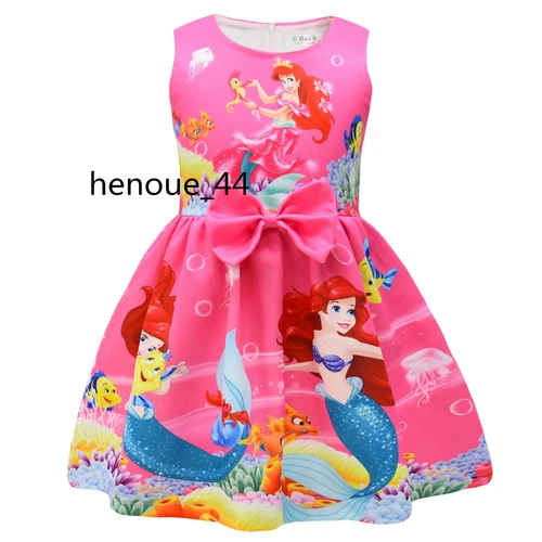 minnie stitch Cartoon Bowknot Dress Skirt Princess Party Birthday Fancy girl - Picture 47 of 69