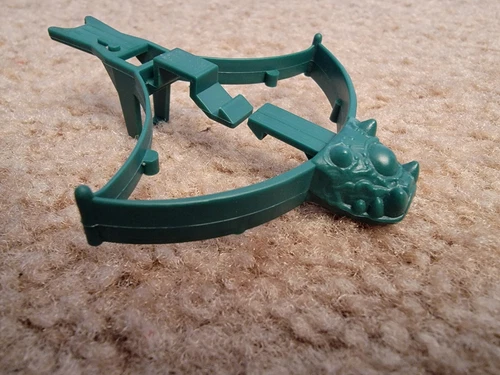 Vintage MOTU The Evil Horde Grizzlor  Crossbow Weapon He-Man Green EXCELLENT CON