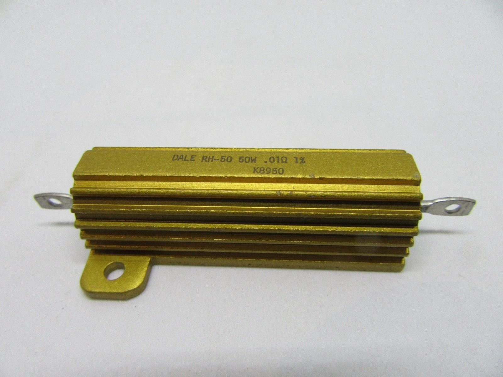 1pc NEW DALE RH-50 50W 0r01 0.01R 50watts 1% HIEND RESISTORS FOR TUBE ...