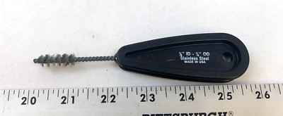 Schaefer Brush 1/8'' ID - 1/4 OD  STAINLESS STEEL  model#00924-1