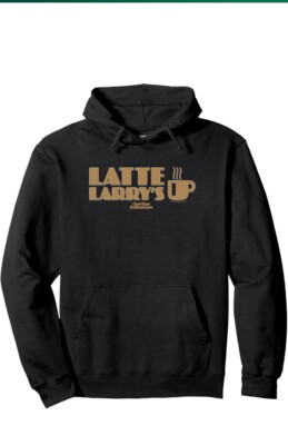 Curb Your Enthusiasm Hoodie Sweatshirt Size XXL Latte Larry's Pullover NEW 