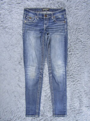 Underground Soul Jeans Womens 3 UGS Skinny Medium Washed Denim Pants Casual