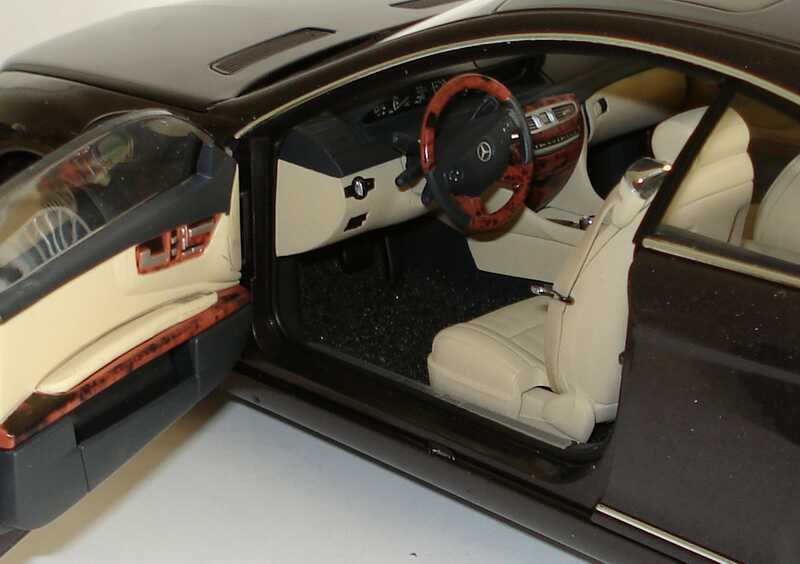 AUTOART Mercedes CL Coupe C216 German Grey Metallic Rare Dealer