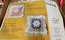 The Creative Circle 0475 Peach Fantasy Stitchery Pillowcase Kit NIP Vintage