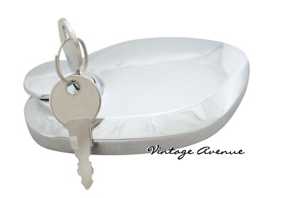 ⭐️K⭐️ BRAND NEW KAWASAKI CHROME FUEL GAS TANK CAP LOCK W/ KEYS P/N:51048