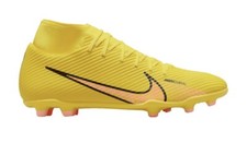 Nike x Superfly 9 Club FG Yellow Strike Soccer Cleats DJ5961-780 Men's size 11.5