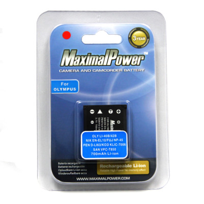 MaximalPower Battery For OLYMPUS LI-40B 42B Stylus 840 850 1040 1050