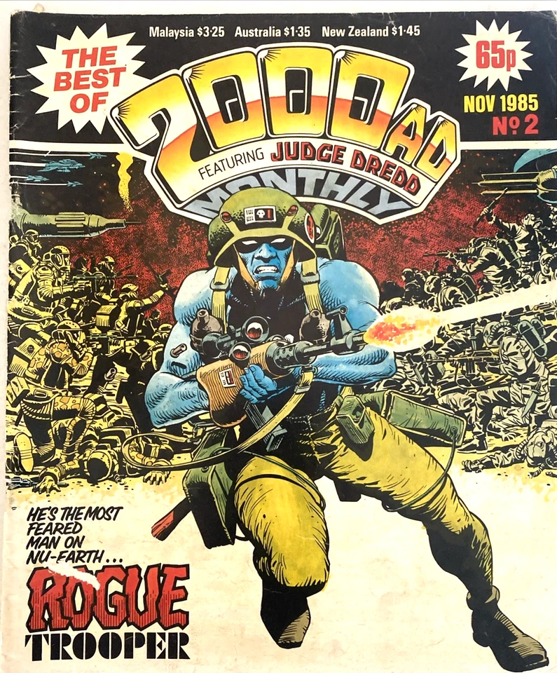 THE BEST OF 2000 A.D. JUDGE DREDD. NUMBER'S BETWEEN 2-119. (21 MAGAZINE LOT) - Image 2 of 4