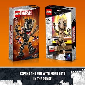 	LEGO Marvel Venomized Groot 76249 Transformable Marvel Toy for Play and Disp...