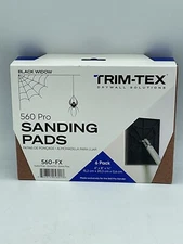 Trim-Tex Black Widow Drywall Sanding Pads 560 Pro Extra Fine 220 Grit 6/Pack