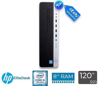 HP EliteDesk 800 G3 SFF Intel i5-7500 3.4GHz 8GB RAM 120GB SSD USB-C Win 10 Pro | eBay HP EliteDesk 800 G3 SFF Intel i5-7500 3.4GHz 8GB RAM 120GB SSD USB-C Win 10 Pro | eBay