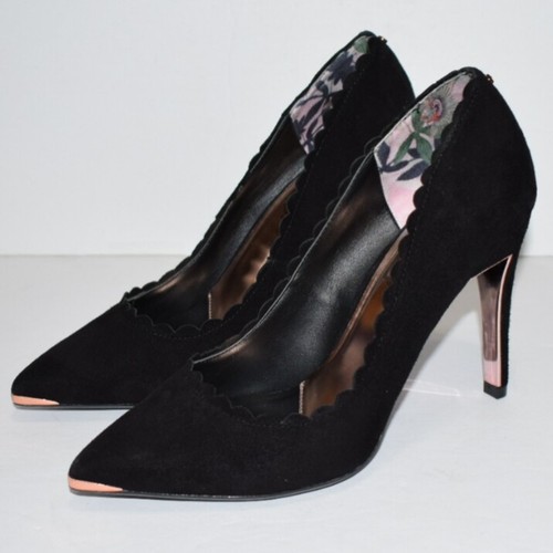 Sloana Black Suede Pump Size 38.5 | eBay
