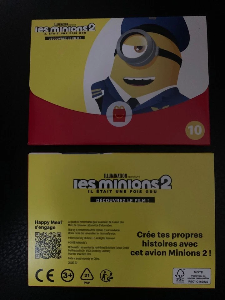 Jeu jouet mc Donald’s happy meal - Les minions 2 - neuf N°10 - Photo 1/1