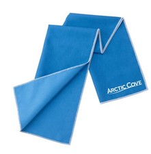 Arctic Cove Large Cooling Towel, Blue, 12"x 33", MAC512CT