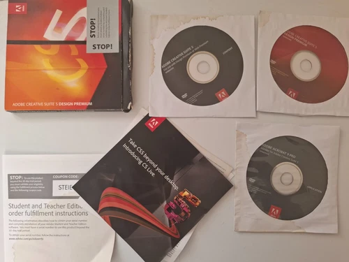 Adobe Creative Suite 5 Design Premium - Windows software CD roms