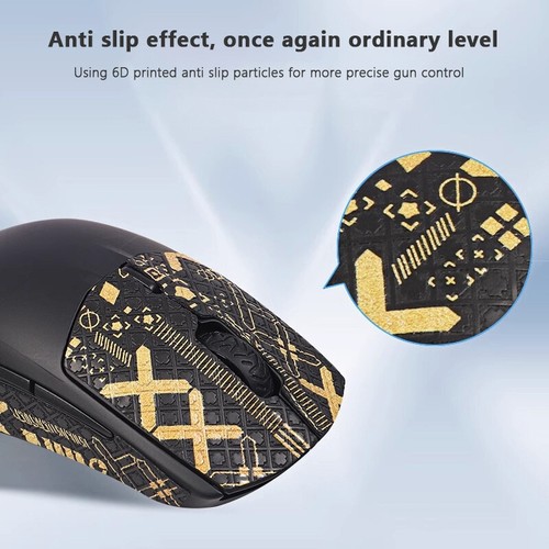 Anti-Slip Mouse Sticker Sweat-Absorbent Wear-Resistant Protective Grip Tape HF - Photo 6/22