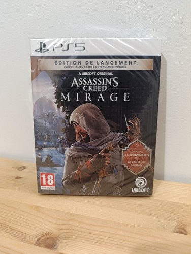 Assassin's Creed Mirage - Edition Lancement PS5 - Neuf Sous Blister - Version Europe