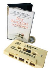 Cassette Tape Nat King Cole Greatest Love Songs Music Vintage Rare ra