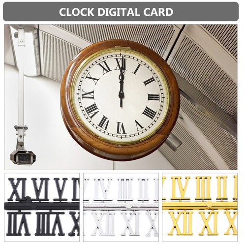 Sets Clock Numerals Replacement Roman Numerals Clock Mechanism Number - Foto 3 di 12