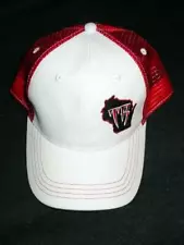 Design Dynamix : Wisconsin Timber Rattlers - Snapback - White with red mesh