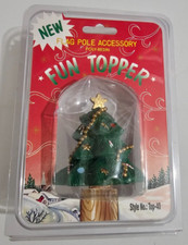 Christmas Flagpole Accessories Fun Topper Christmas Tree New