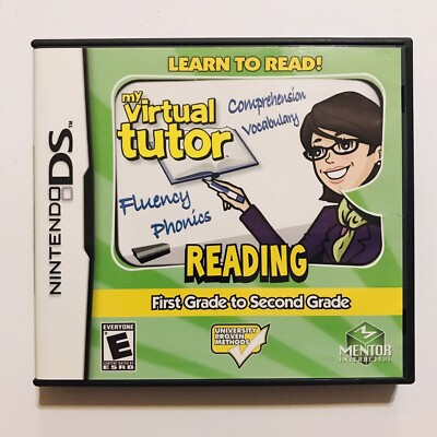 My Virtual Tutor Reading First to Second Grade Nintendo DS
