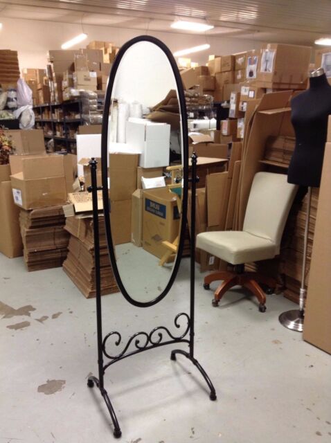 Pottery Barn Classic Floor Mirror Espresso Pick Up Only For Sale