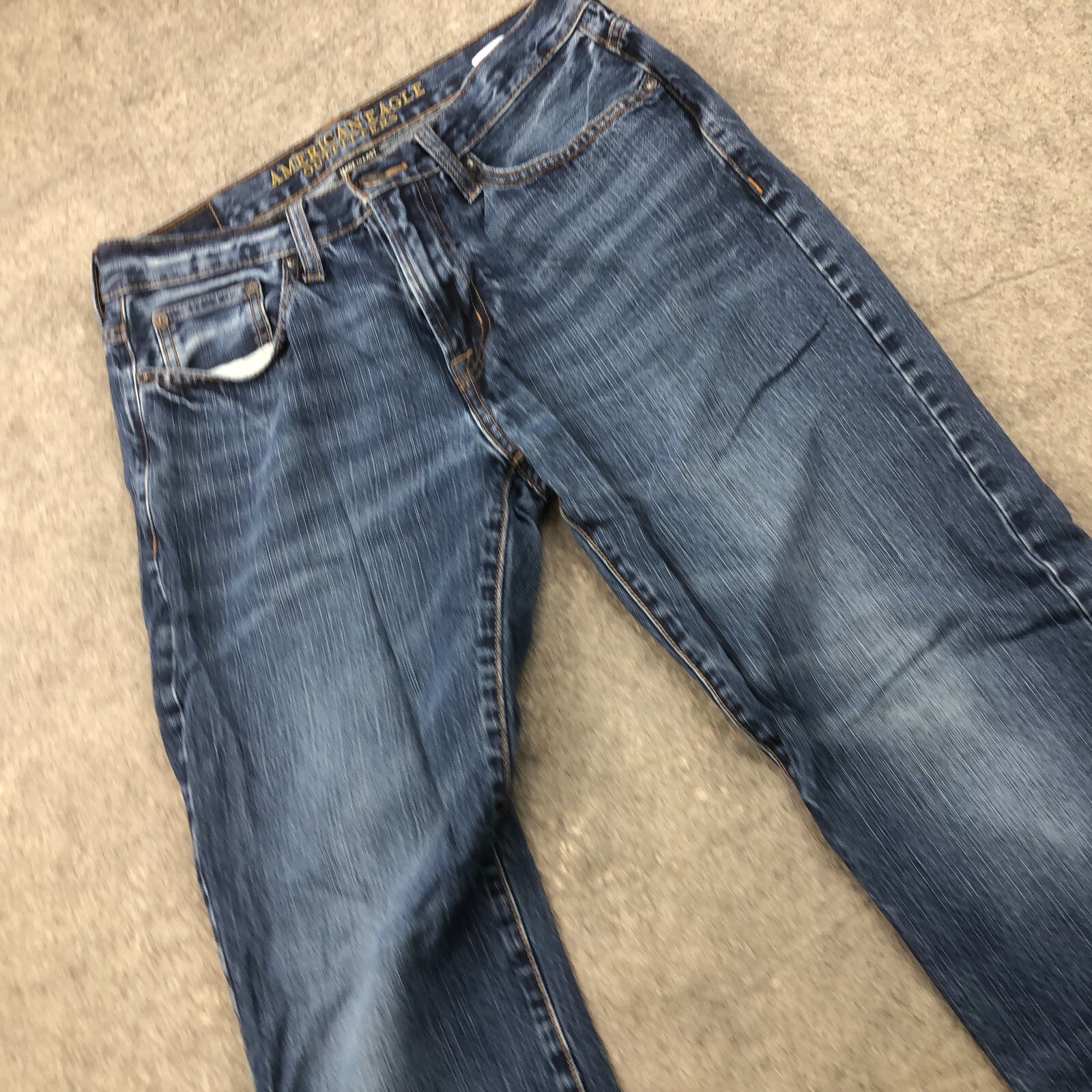 American Eagle Jeans Men 30x30 Original Straight Medium Wash Made To