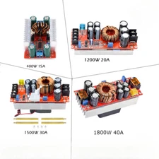 1200W 20A/1500W 30A/1800W 40A Converter Boost Step-up Power Supply Module DIY US