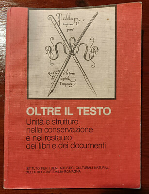 C14394-(RESTAURIERUNG VON BÜCHERN UND DOKUMENTEN), JENSEITS DES TEXTES, ROSENKRANZ PROBEN, AUSGABE ALPHA '85