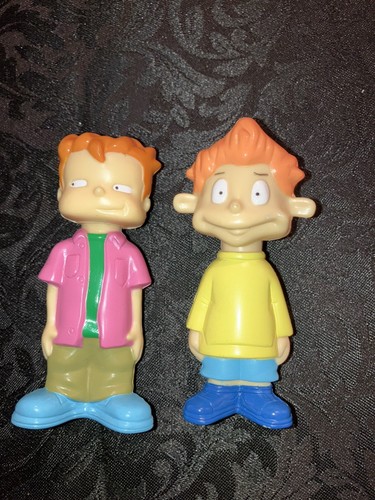 Collectible Set Of 4 retro Nickelodeon Rugrats All Grown Up Plastic Figures 9cm - Picture 3 of 4