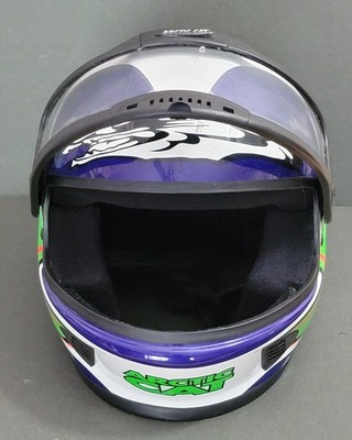 ARCTIC CAT Snowmobile Racing Helmet Sz XXL w/ Face Shield DOT