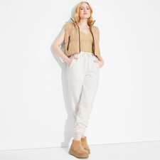 Women's High-Rise Slim Fit Joggers - Wild Fable - Size Small - Gray - L4