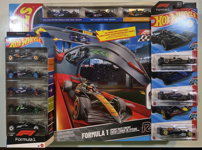 NEW 2025 HOT WHEELS RACING FORMULA GRAND PRIX CIRCUIT TRACK W/ 11 F1 CARS 