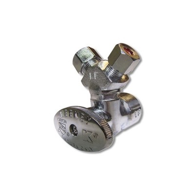Plumb Pak 1/2 in FIP X 3/8 in Compression Brass 3-Way Valve PP2902VLF