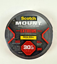 3M Scotch-Mount Extreme Double-Sided Foam Tape 414H Black 1in x 400in 30lb Hold