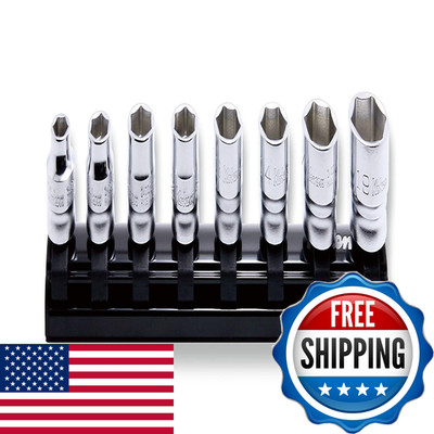 Ko-Ken Rs3400Mz/8 3/8 Sq. Dr. Socket Set 8-19Mm 6 Point 200Mm Z-Series 8 Pieces